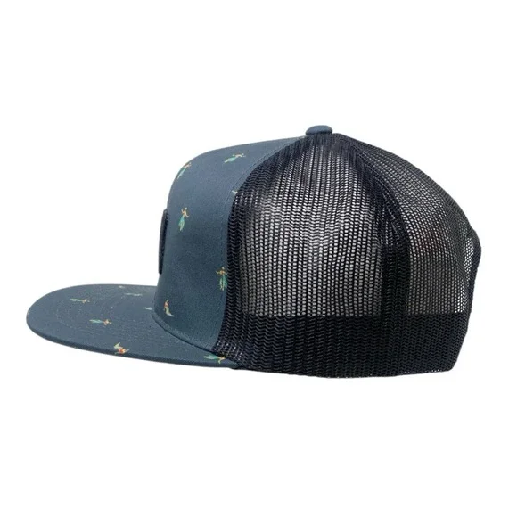 Ripcurl Mens Tropical Trucker Snapback Hats Hawaiian Girl Pineapple Print Lot 2 - Picture 7 of 16